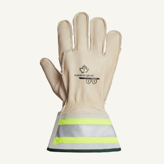 5-Finger Lineman Glove c/w 2" Cuff Water Repellent Contract# 021312. Std pk 48