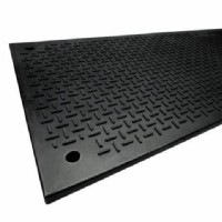 3x8 Versa Mats w/ Cleats On One Side, Versa Tread On The Other Side c/w Hand Holes