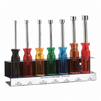 7-Piece Nut-Driver Set with Metal Stand - 3" Shanks