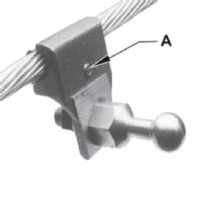 Ground Connector c/w 1 - 25mm Ball Stud